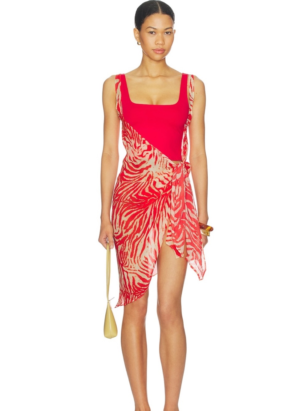 SKIMS- open front cover up Sarong